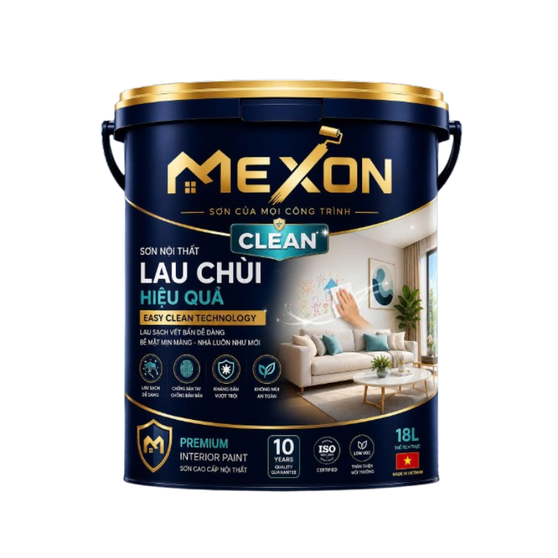 Sơn nội thất lau chùi hiệu quả
