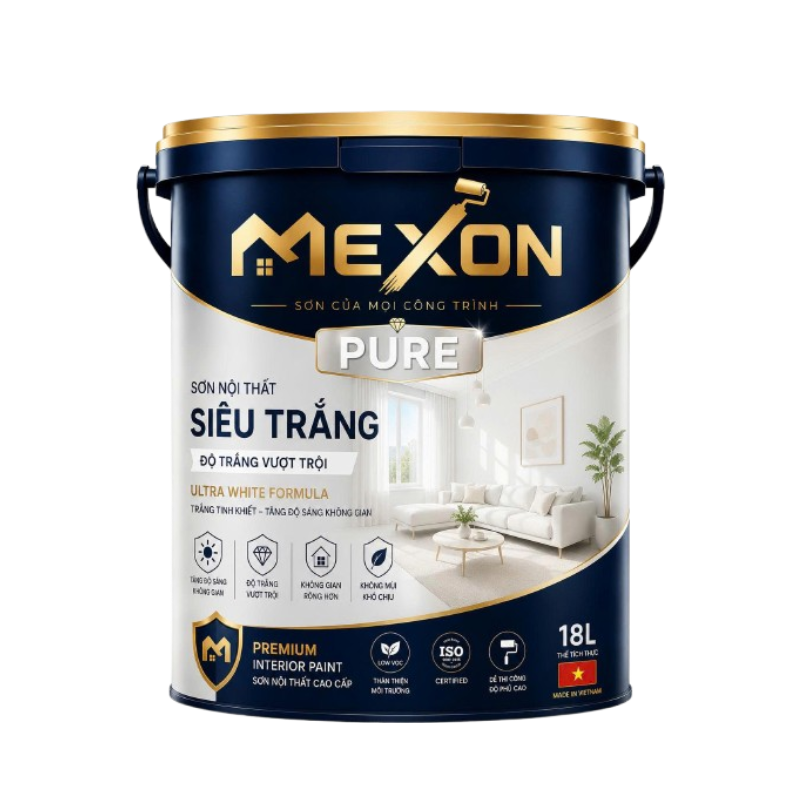 Sơn nội thất siêu trắng