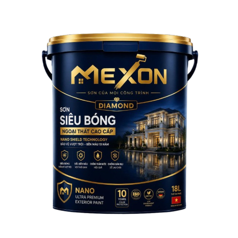 Sơn siêu bóng ngoại thất cao cấp